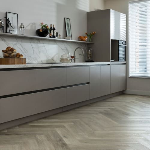 04764_3_1_1 Klik PVC Visgraat Licht eiken Douwes Dekker pepermunt - Afbeelding 1