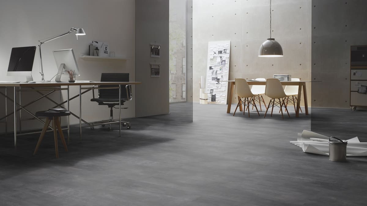 Floer-Tegel-PVC-Vloer-Beton-Antraciet-sfeer-3 Floer-Tegel-PVC-Beton-Antraciet-Smant