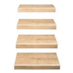 Trap Overzettrede - Onbehandelde Eik 145 cm - Afbeelding 2